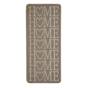 My Utility Home Kitchen Mat 67cm W x 150cm L / Stone