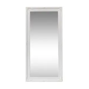 Melody Maison Extra Large White Wall/Floor Mirror 158cm x 78cm