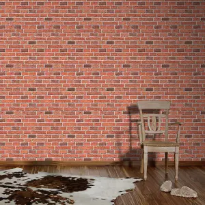 Red Brick Effect Wallpaper AS Creation 7798-16