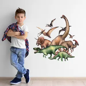 Jurassic Dinosaur Group Wall Sticker