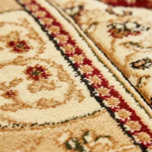 Heritage Hand Carved Red Rug - Washington