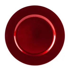 33cm Charger Plate Glossy Red