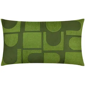 Hoem Hallam Embroidered Cotton Polyester Filled Cushion