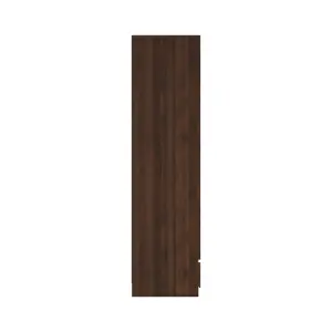 GFW Catania 2 Door 1 Drawer Wardrobe Royal Walnut