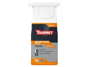 Toupret Exterior Masonry Repair Filler (Touprelith F) - 5Kg