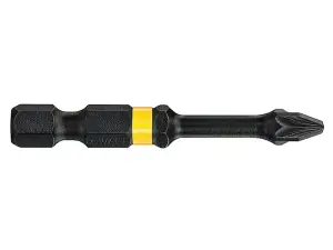 DEWALT DT7391T-QZ Extreme Impact Torsion Bits PZ2 x 50mm (Pack 5) DEWDT7391TQZ