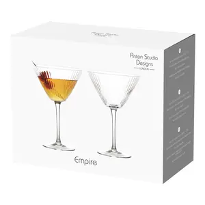 Empire Cocktail Glasses (Set of 2)