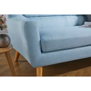 Birlea Lambeth Large Sofa Duck Egg Blue