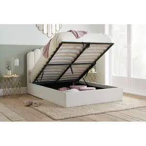 Birlea Monaco King Ottoman Bed White