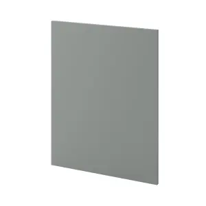 GoodHome Balsamita Matt grey Matt grey slab Standard End panel (H)720mm (W)570mm