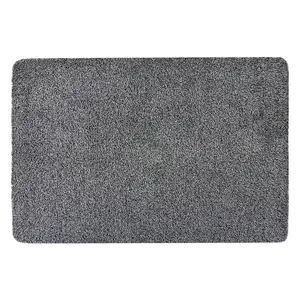 JVL Kensington Machine Washable Barrier Doormat 60x90cm Grey