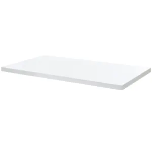 GoodHome Marloes Gloss White Chipboard Worktop (T) 2.8cm x (L) 120cm x (W) 45.2cm