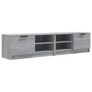 Berkfield TV Cabinets 2 pcs Grey Sonoma 80x35x36.5 cm Engineered Wood