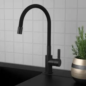 Hommix Rubineta Flexy-33 Black Kitchen mixer