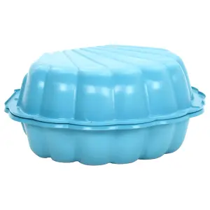 Berkfield Sandpits 2 pcs Blue 77x87x21cm Plastic