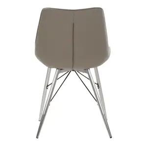 Lenore Upholstered Dining Chair Grey / 1