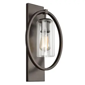 Elstead Marlena 1 Light Wall Light Bronze, E27