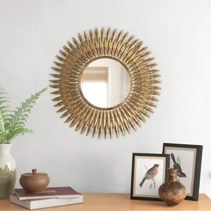 Thrapston Metal Flat Wall Mirror