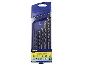 IRWIN Cordless Multi-Purpose Drill Bit Set, 7 Piece 4-12mm