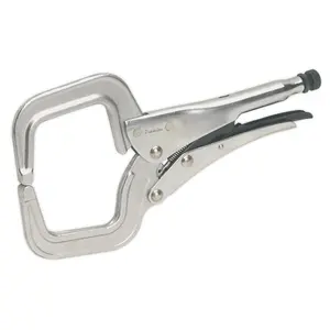 Sealey Locking C-Clamp 280mm 0-90mm Capacity AK6827