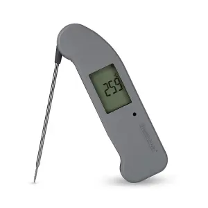 Thermapen ONE Instant-Read Thermometer Food Thermometer - for Cooking, BBQ, Water, Meat, Milk - 5 Year Guarantee - Grey