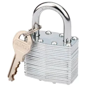 Draper 40mm Laminated Steel Padlock 14020