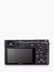 Sony A6100 Compact System Camera With 16-50mm OSS Lens & 55-210mm OSS Lens, 4K Ultra HD, 24.2MP, Wi-Fi, Bluetooth, NFC, EVF, 3" Tilting Touch Screen,