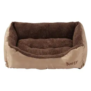 Bacup Polyester Pet Bed Blue / Small (47 cm L x 37 cm W)