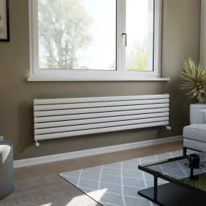 Ximax Champion FORH1164600W White Gas Horizontal Designer Radiator, (W)1800mm x (H)410mm