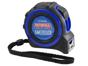 Faithfull  Trade Tape Measure 5m (Width 25mm) (Metric Only) FAITM525MO