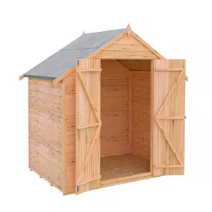 Garden Value Overlap Shed 4 x 6 with Double Door Yes