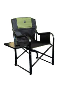 OLPRO Directors Chair - Black & Green