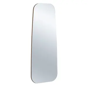 Full Length Organic Pebble Mirror Gold