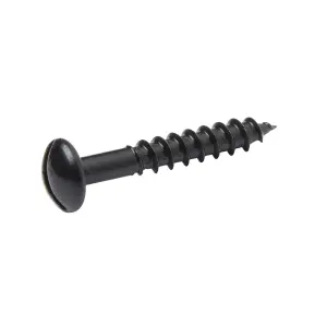 Diall Cylindrical Carbon steel Screw (Dia)4mm (L)25mm, Pack of 25