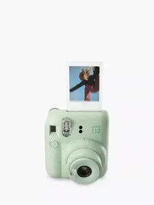 Fujifilm Instax Mini 12 Instant Camera With Built-In Flash & Hand Strap