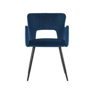 Kirssy Upholstered Dining Chair Navy Blue