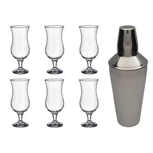 Rink Drink - Pina Colada Cocktail Shaker Set - 460ml - 7pc