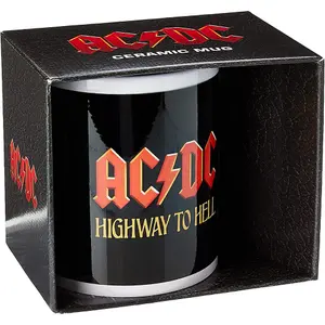 AC/DC Highway To Hell Mug White/Black/Red (One Size)