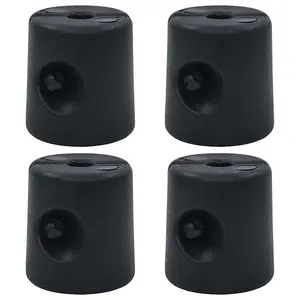 Gazebo Weights 4 pcs PE Black Fitness Gym Essential