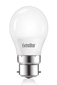 6W LED Ball Bulb B22, 6500K, Pack of 3, Paper Pack