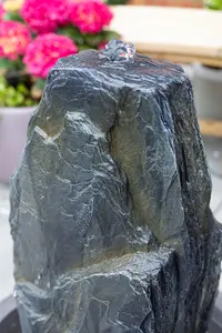 Kelkay Snowdonia Monolith with Lights Mains Plugin Powered Water Feature