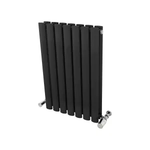 Ximax Fortuna Duplex FORD600410A Anthracite Gas Vertical Designer 1601BTU Radiator, (W)410mm x (H)600mm