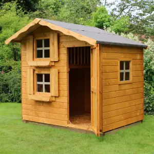 Mercia 7x5 Snowdrop Apex Shiplap Wooden Playhouse - Assembly service included