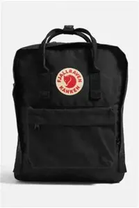 Fjallraven Kanken Backpack - Black L: 38cm X W: 27cm X D: 13cm At Urban Outfitters