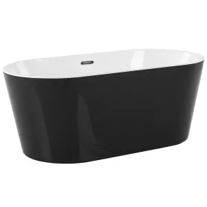 Freestanding Bath 170 x 72 cm Black HAVANA