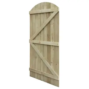 Rowlinson Featheredge Arch Top Wooden Gate