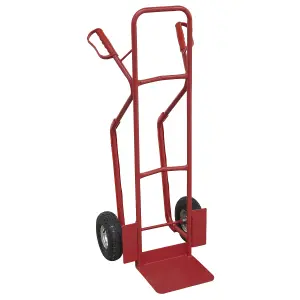 Sealey Sack Truck With Pneumatic Tyres & Handgrips 300kg Capacity CST999