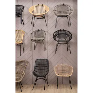 Interiors by Premier Grey Wash Natural Rattan Chair, Rustless Rattan Chair, Easy Cleaning Rattan Armchair