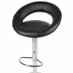 Cartwright Height Adjustable Swivel Bar Stool (Set of 2) Black