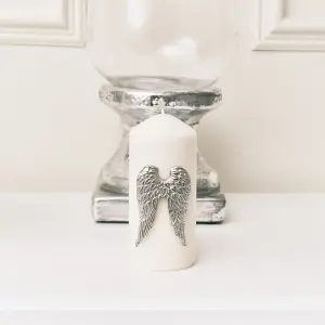 Melody Maison Silver Angel Wings Candle Pin